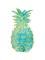 Green Gold Pineapple Poster Print by Amanda Greenwood # AGD115349